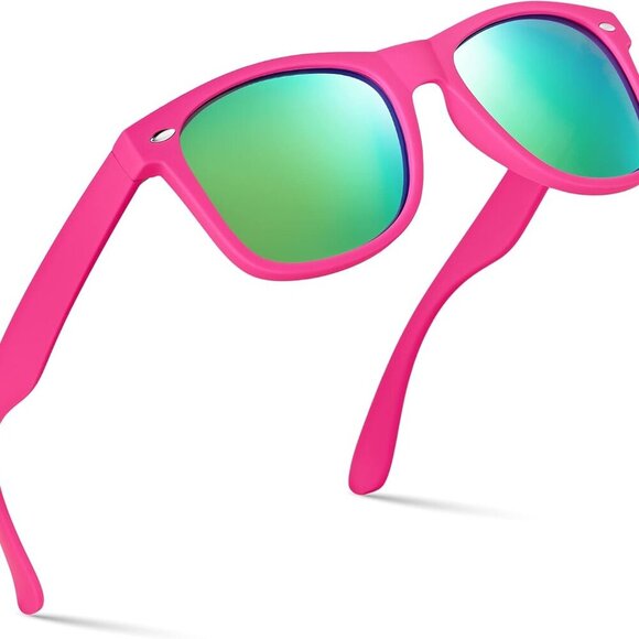 Polarized Sunglasses UVA UVB Protection Unisex Classic Retro Fashion - Picture 1 of 6